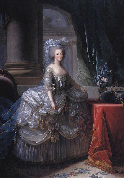 Elisabeth LouiseVigee Lebrun Marie Antoinette of Austria Norge oil painting art